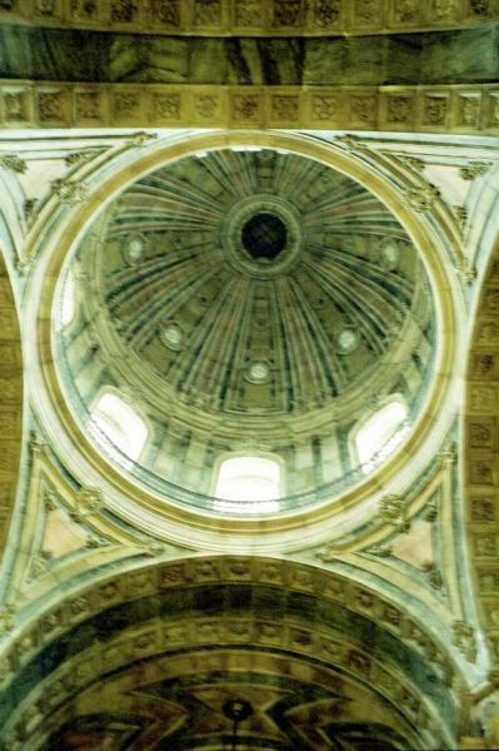 The dome of the church.